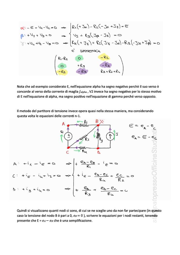 Elettrotecnica: Teoria E Risoluzione Esercizi - Officina Studenti